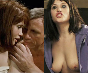gemma arterton, who starred as strawberry fields in quantum of solace, naked