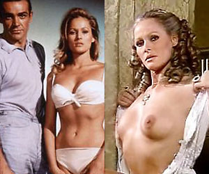 ursula andress, the first ever bond girl in 1962's dr no, naked