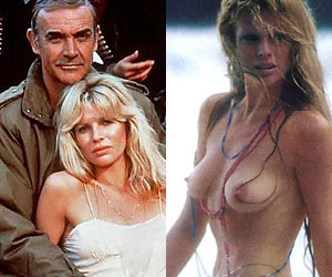 kim basinger, who starred as domino vitali in 1983's never say never again, naked